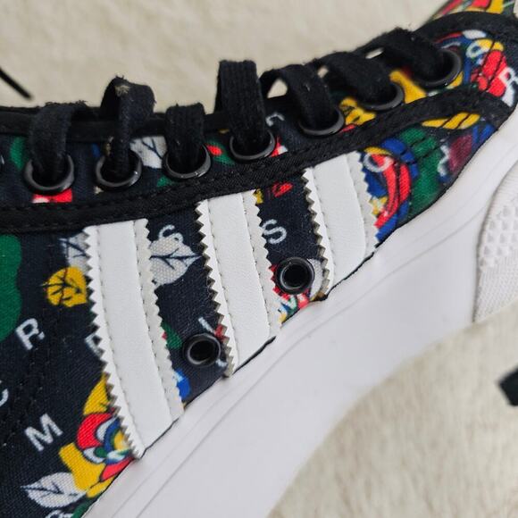 Adidas US8 Rich Mnisix Nizza Platform Mid Artsy Roses FunkyArt to‎ wear Standout - Picture 8 of 16